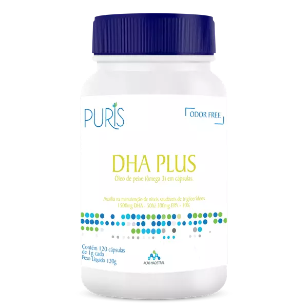 Imagem de Dha Plus 500Dha100Epa Omega3 1000Mg 120 Cap Puris