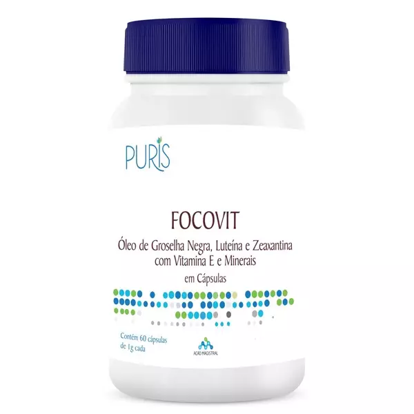 Imagem de Focovit-Luteina+Zeaxantina+Ol Grosel Negr 1G Puris