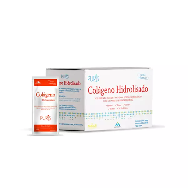 Imagem de Colageno 30 Saches Abacaxi Puris 1 Cx