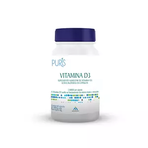 Imagem de Vitamina D3 2000Ui 60Cap Puris