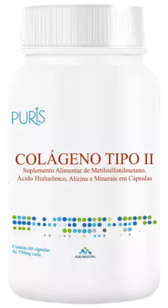 Mostrar detalhes para Colageno Tipo II 750Mg 60 Caps Imagem de Colageno Tipo II 750Mg 60 Caps