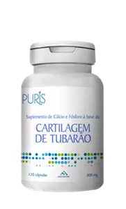 Imagem de Cartilagem De Tubarao 400Mg 120Cap Puris