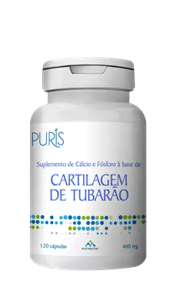 Mostrar detalhes para Cartilagem De Tubarao 400Mg 120Cap Puris Imagem de Cartilagem De Tubarao 400Mg 120Cap Puris